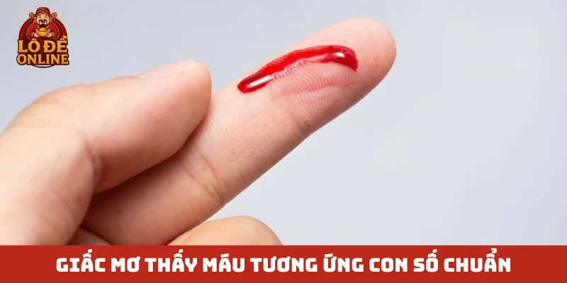 Giấc mơ thấy máu tương ứng con số chuẩn